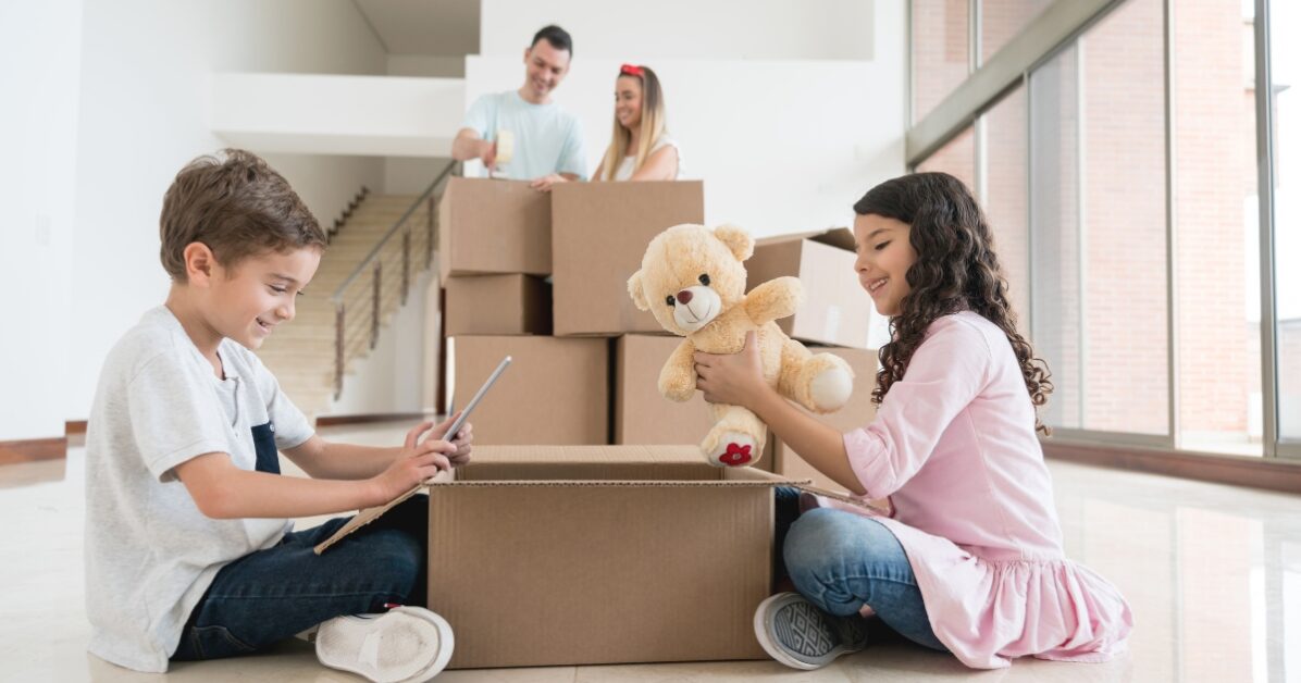 moving with kids